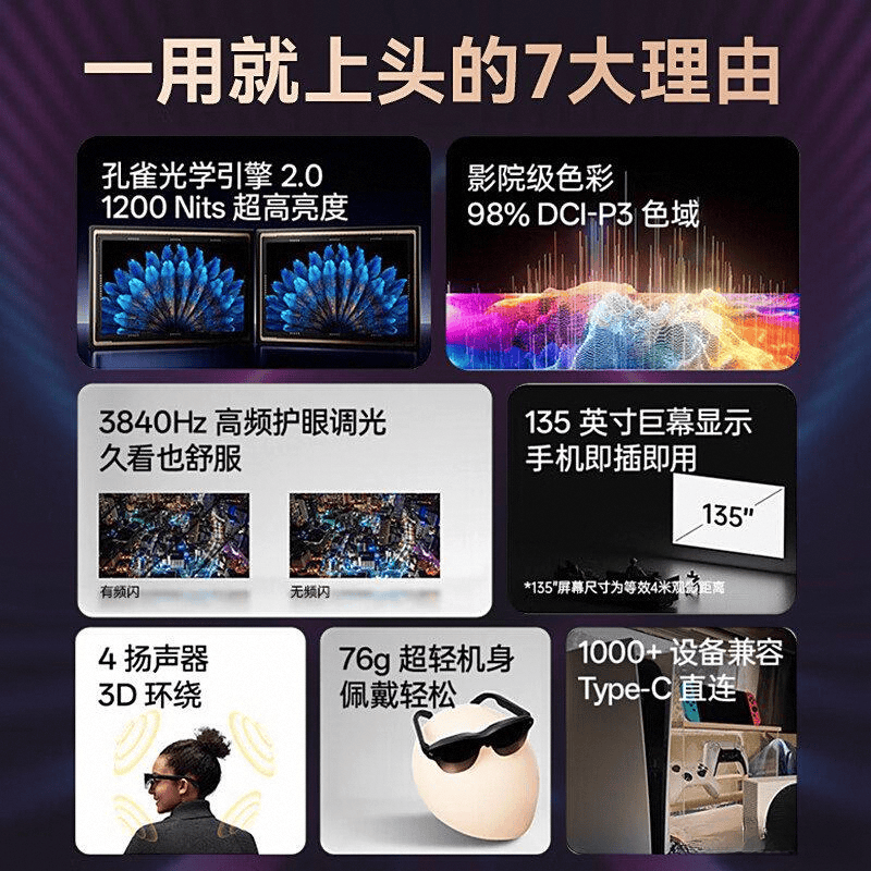 的AR眼镜品牌科技与体验的完美结合AG真人平台2025年最值得购买(图5)